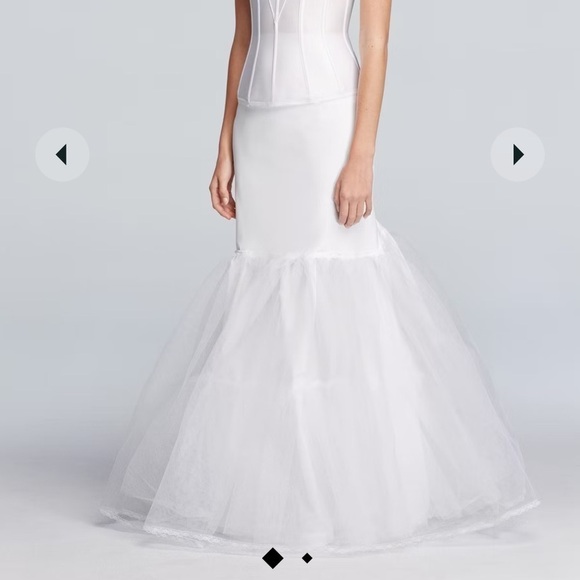 David’s Bridal Petticoat with added crystal appliqués. - Picture 7 of 8